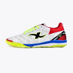 Zapatilla Futsal Wonder Blanca Rojo + Neón