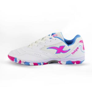 Zapatilla World Tokio - Blanco + Fucsia